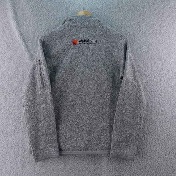 Patagonia Better Sweater Womens L 1/4 Zip Pullover Heather Gray Outdoor Camp‎ - Picture 3 of 8